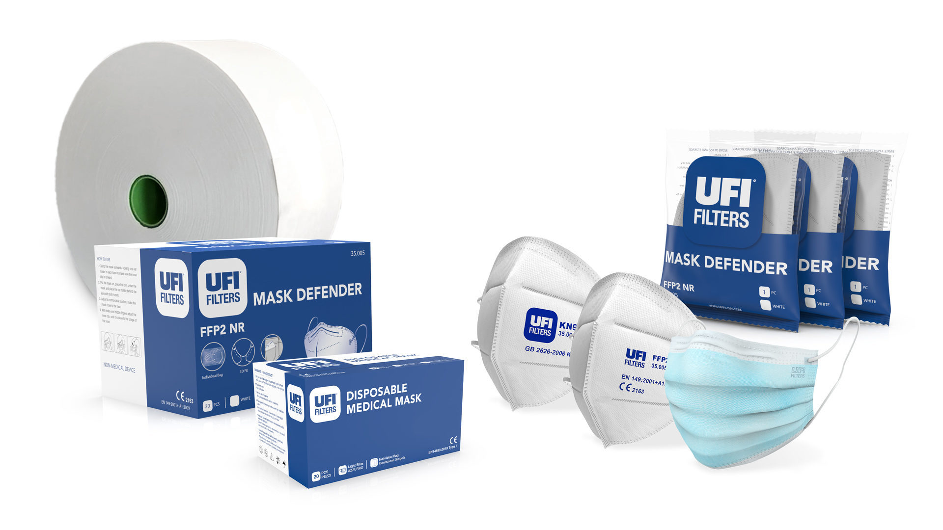 From Meltblown to UFI Filters face masks - UFI Filters